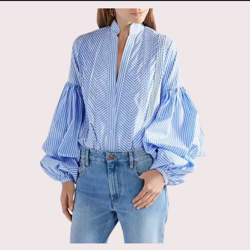 Balloon Sleeves Blouse
